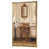 Toile avec cadre flottant or
