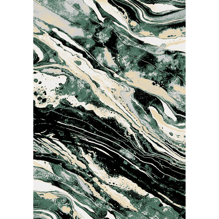 Galaxy Series Abrstract Black/Gray/Ivory/Beige Area Rug