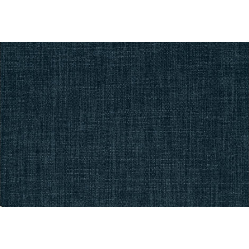 Upholstered Wingback Chair, Indigo Microfiber/Microsuede