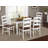 Fleurance 6 - Person Solid Wood Top Four Leg Dining Set