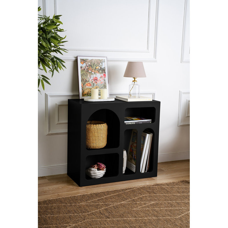 Nordure V3 Rectangle Accent Cabinet, Black