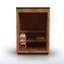 ALEKO 2 - Person Outdoor Traditional Steam Sauna in Pine