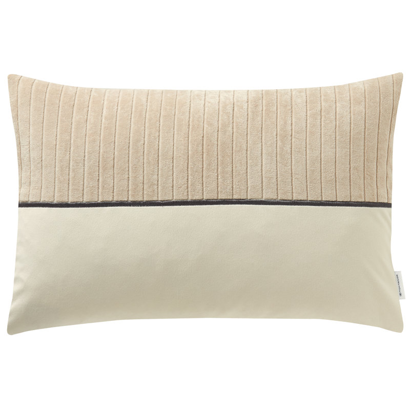 Rectangular Throw Cushion Cover, Beige