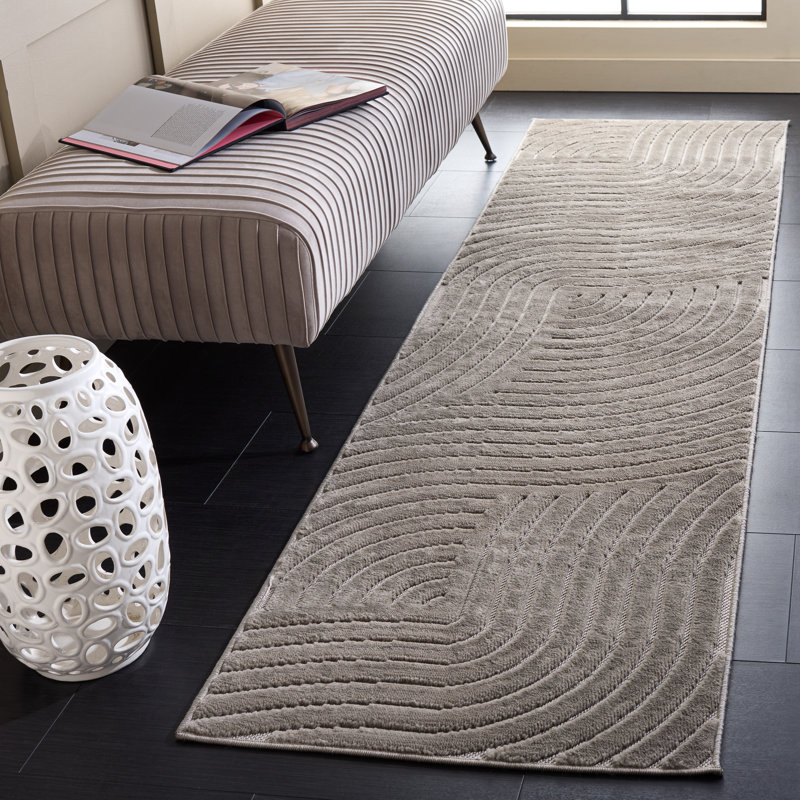 Soniea Performance Striped Rug, Runner 2'2" x 8'