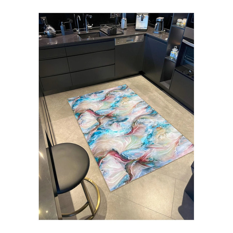 Tapis tissé et lavable Sky, Rond 5 pi