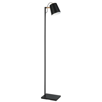 Alasca 60'' Black Task Floor Lamp