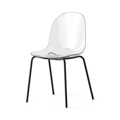 Academy Armless Chair with Metal Frame
