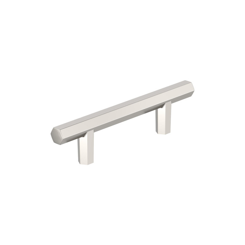 Caliber Bar Pull, 3", Polished Nickel