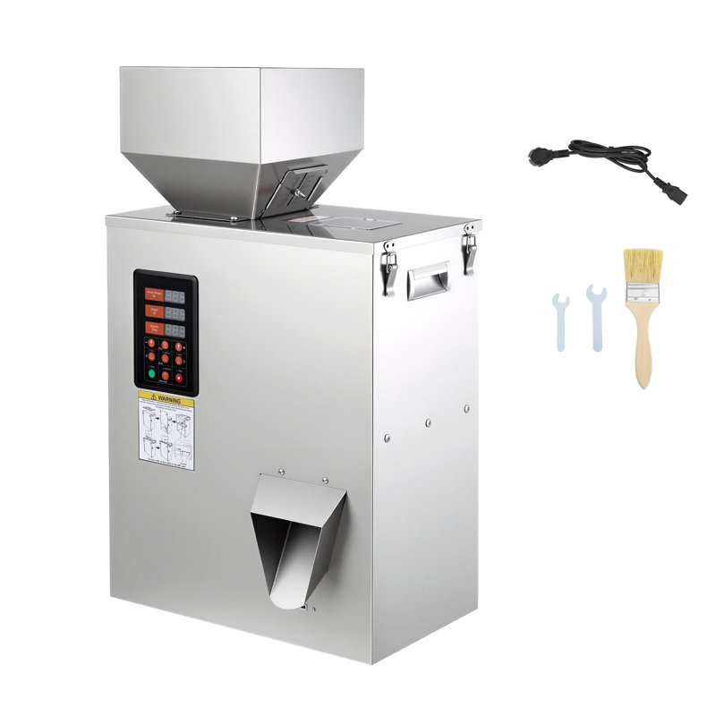 Machine de remplissage automatique de poudre, doseur de particules de 10 à 500 g (0,02 à 1,1 lb), acier inoxydable, système de pesage précis pour grains de café, céréales, thé, épices, argent