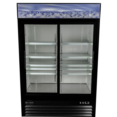 SABA 45 Cubic Feet Merchandising Refrigerator - 53.15''