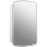 Bancroft 20" W x 31" H Aluminum Single-Door Medicine Cabinet with Mirrored Door