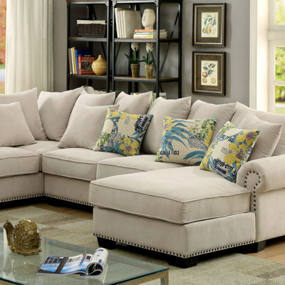 Juliana Upholstered U-Shaped Sectional Left Hand Facing