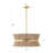 19.7" Modern Coastal 6-Light Rope Drum Chandelier-1419464537-1419464536