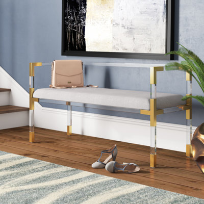 Chantai Velvet Upholstered Bench