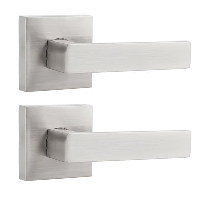 Black Single Dummy Door Lever
