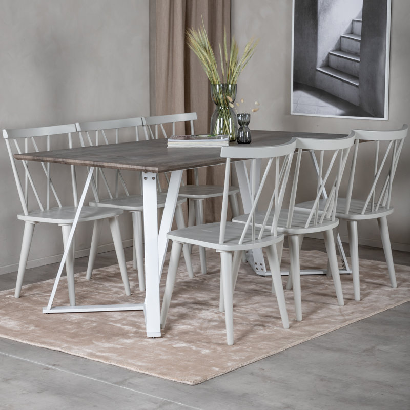 Neilsen 6 - Person Dining Set, Grey