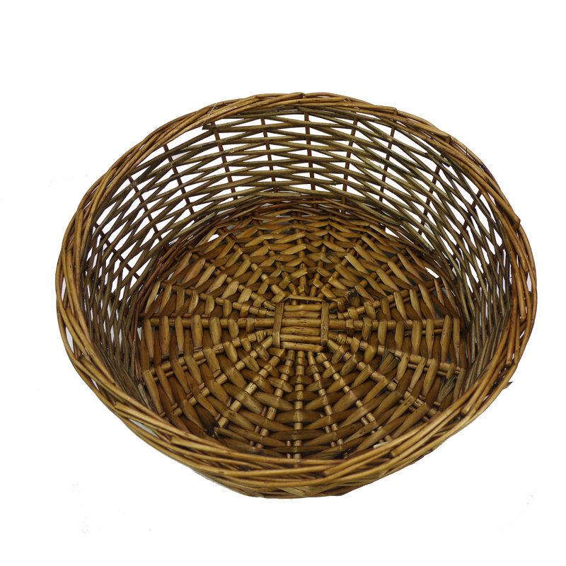 Panier à mèche rond miel, Brun