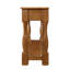 Console 60 po en bois avec 3 tiroirs et 1 tablette inférieure pour le couloir d'entrée
