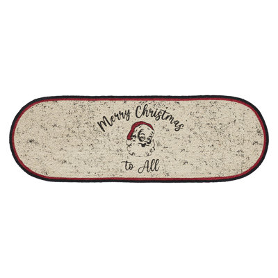  Oval Christmas Cotton Table Runner