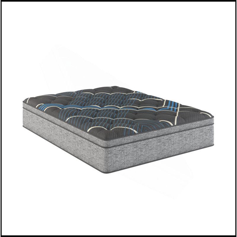 Restonic Comfort Care 15" Euro Top Hybrid Mattress, Individual Pocketed Coil Mattress , Plush Comfort, Twin XL