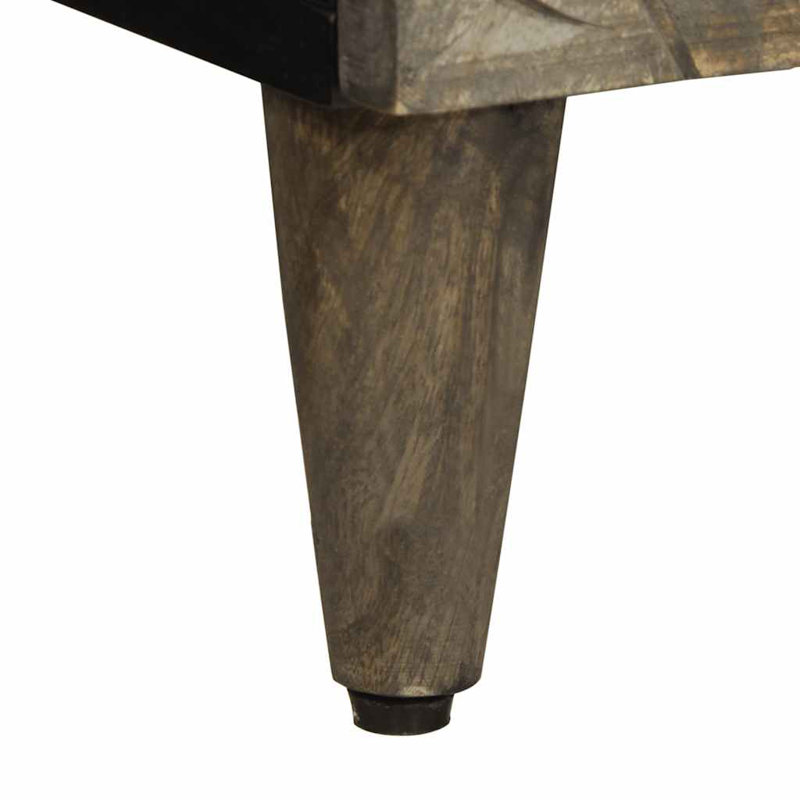 50cm W Metal Bedside Table