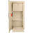 0.82 CUBIC FT LEFT OPEN BEIGE  BIOMETRIC WALL SAFE