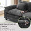 Canapé modulaire avec repose-pieds de 86 po Arale-558222378