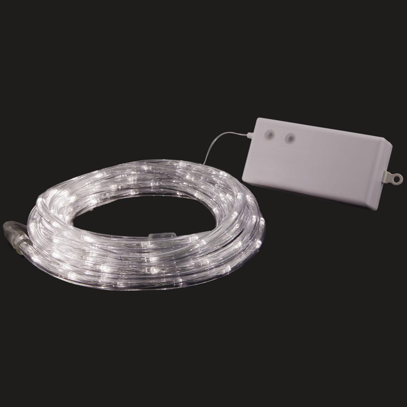 Cordon d’éclairage de pile à del 100 lumières