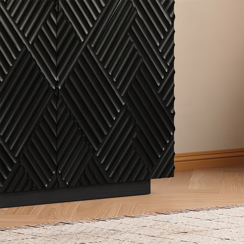 Retro-style storage sideboard cabinet