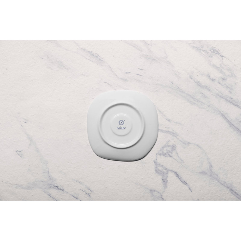 EARTH - Soucoupe en porcelaine ivoire, 5,9 pouces