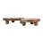 Round Wood Set Of 2 Riser Trays - 10.0" x 10.0" x 3.0"-564639290
