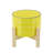 Glossy Ceramic Outdoor Planter on Stand for Indoor Home Decor - Modern Contemporary Flower Pot for Living Room or Patio - Yellow-770724191-770724190