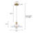 1-light Pleated Ceramic Single Pendant