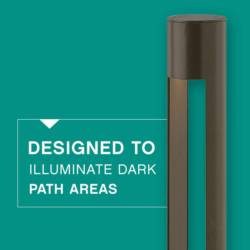 Low Voltage Metal Bollard Light, MR-16, Bronze