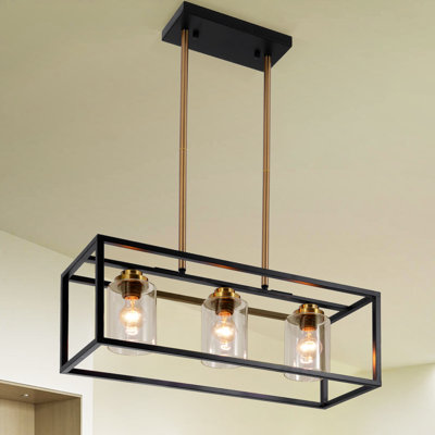 Adjani 3 - Light Dimmable Square / Rectangle Chandelier
