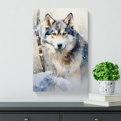 Husky Informel - Wrapped Canvas