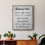 Toile encadrée de qualité supérieure «Simple Bathroom Rules» - prête à être accrochée-1450627823-1450627816