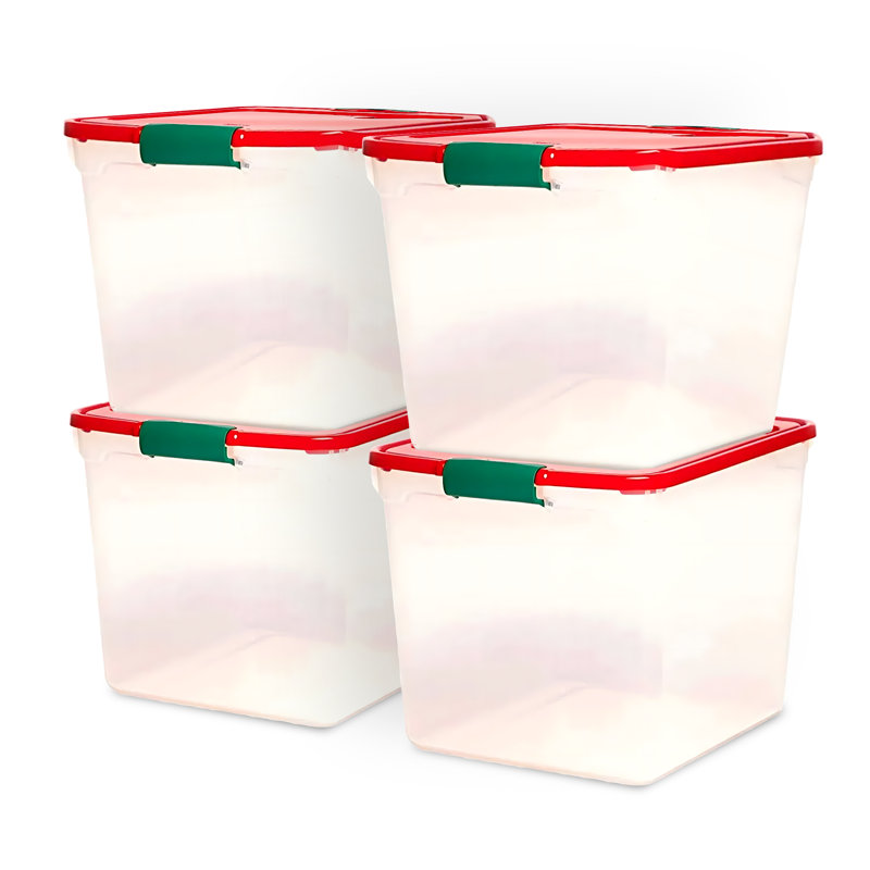 Homz Plastic Storage Tub & Tote