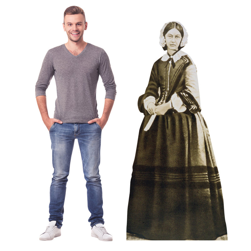 «Florence Nightingale» en carton debout