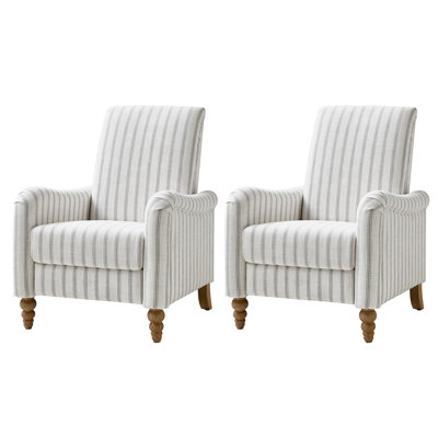 Arathi 28" W Linen Push-Back Recliner