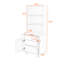 Bibliothèque Classic H 62,2 "x l 23,2" avec ensemble anti-basculement et pieds en bois Classic-1238319241
