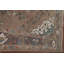 Tapis brun délavé traditionnel 7 x 10