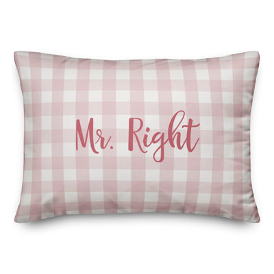 Plaid Throw Pillow