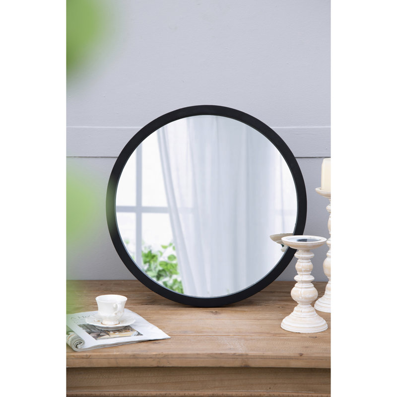 Miroir mural 20 po X, 19,49 po x 19,84 po, Noir