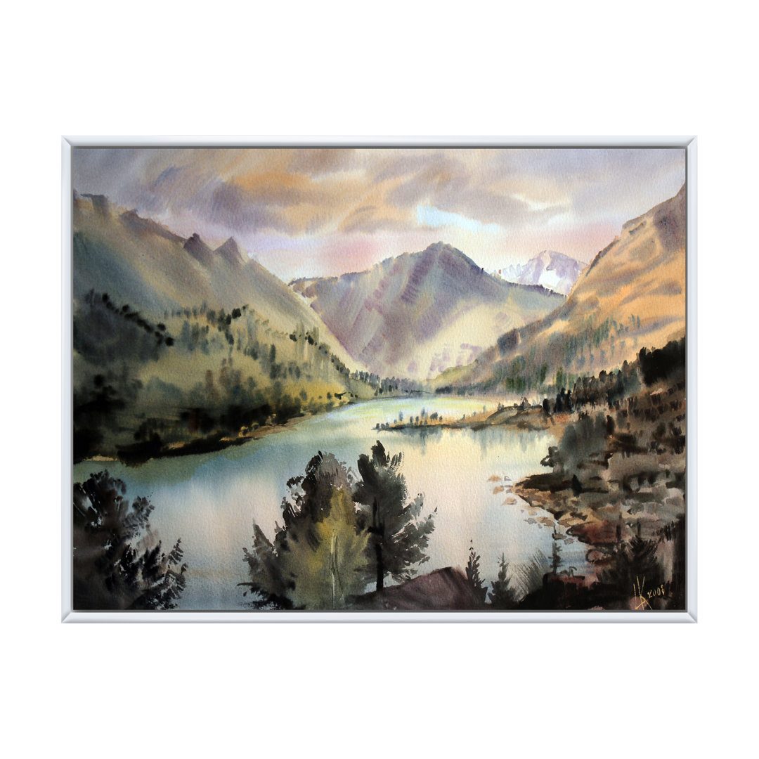 " River Thorugh The Mountains Landscape " Millwood Pines 