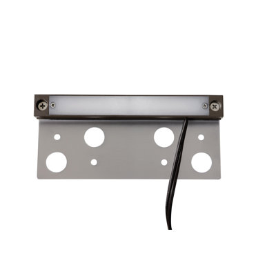 Silver Low Voltage Integrated LED Deck Light