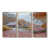 Toile naturelle avec cadre flottant