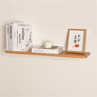 Solid Wood Floating Wall Shelf