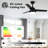 Vaczon 42" 3 - Blade Modern Ceiling Fan with Light Kit and Pull Chain