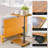 C Table End Table Adjustable Height,C Shaped End For Couch,Snack Tables,360°Swivel TV Tray Sofa Table-276887283